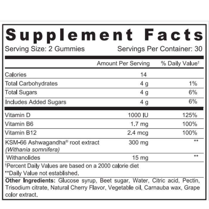 Sunshine Nutrition Good Gummies Ashwagandha 60 Pcs - Wellness Shoppee