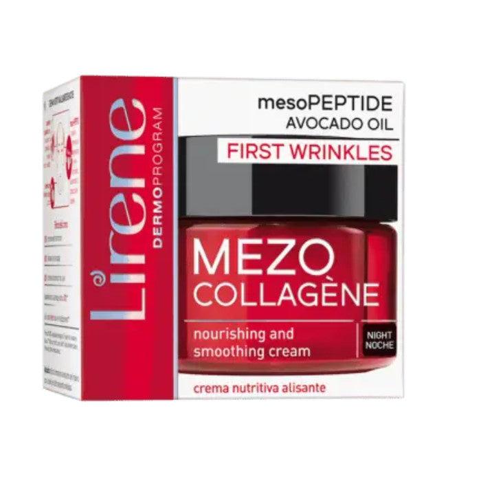 Lirene Mezo Collagen First Wrinkles Night Cream 50ml - Wellness Shoppee