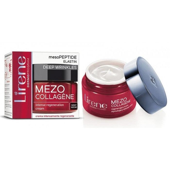 Lirene Mezo Collagen First Wrinkles Night Cream 50ml - Wellness Shoppee