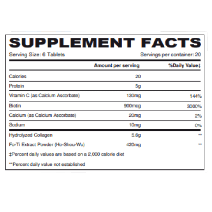 Mens Collagen With Vit C & Biotin 120 Tabs - Wellness Shoppee