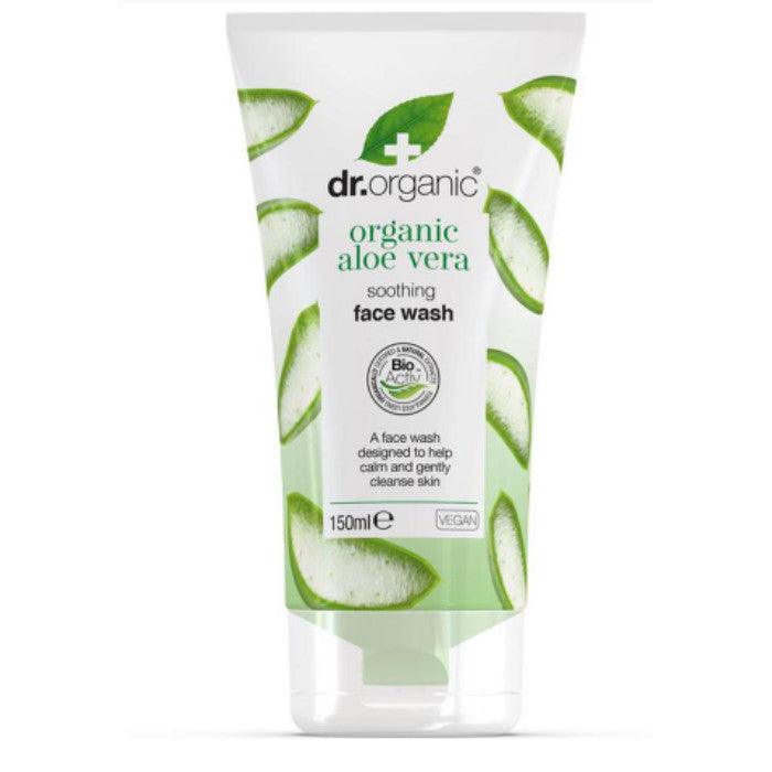 Dr.Organic Aloe Vera Creamy Face Wash-150ml - Wellness Shoppee