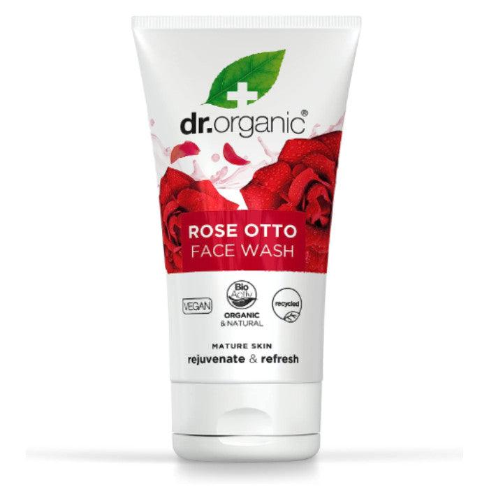 Dr.Organic Rose Otto Creamy Face Wash-150ml - Wellness Shoppee