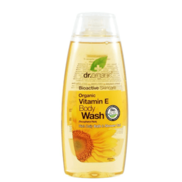 Dr.Organic Vitamin E Body Wash 250ml - Wellness Shoppee