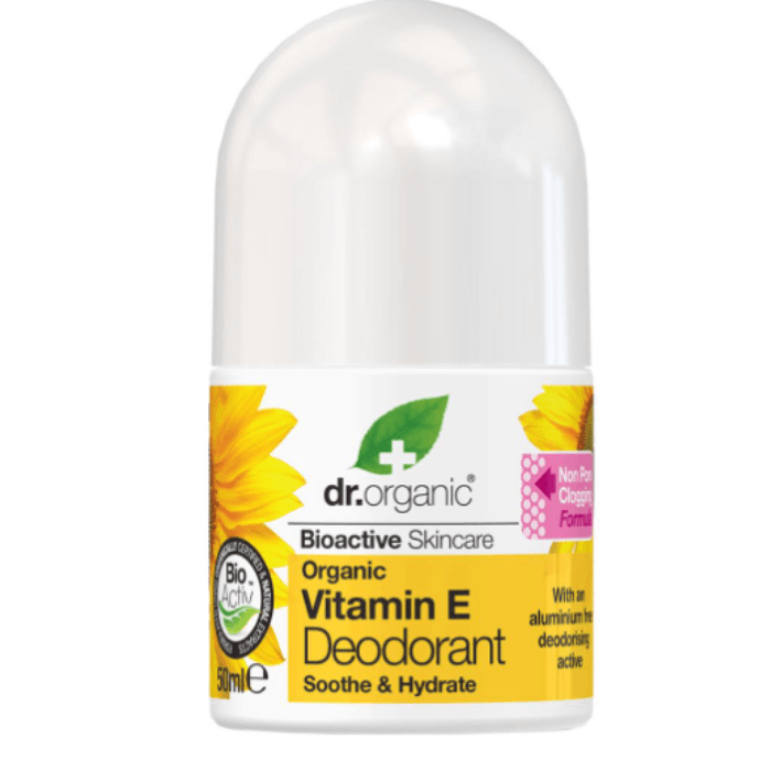 Dr.Organic Vitamin E Deodorant 50ml - Wellness Shoppee