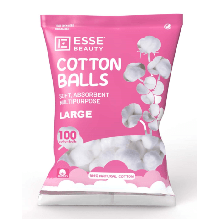 Esse Beauty Cotton Balls Large 100s - Wellness Shoppee