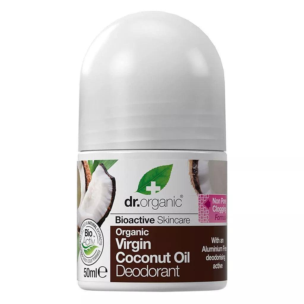 Dr. Organic Organic Virgin Coconut Oil Deodorant 50ml - Wellness Shoppee