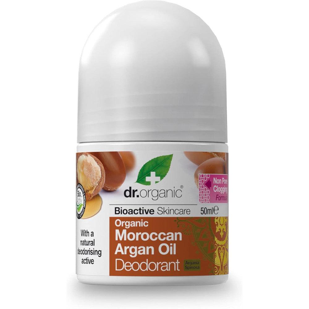 Dr. Organic Organic Moroccan Argan Oil Deodorant 50ml - Wellness Shoppee