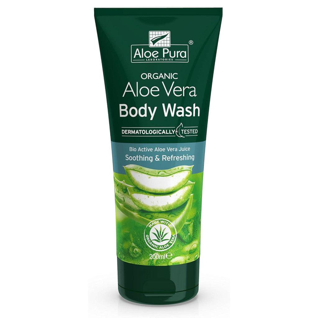 Aloe Pura Organic Aloevera Body Wash 200ml - Wellness Shoppee