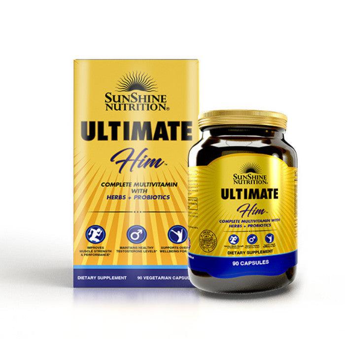 Sunshine Nutrition Ultimate Him Vegetarian Cap 90s - Wellness Shoppee