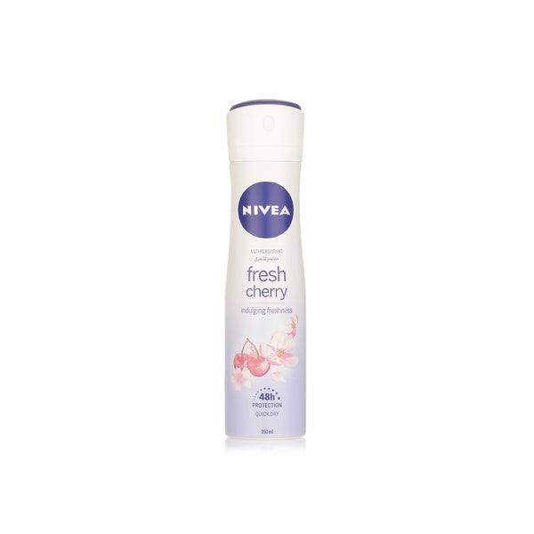 NIVEA Antiperspirant Spray for Women Fresh Cherry Scent 150ml - Wellness Shoppee