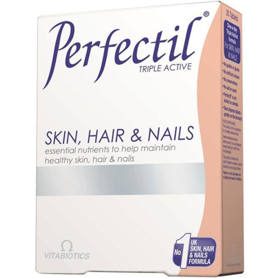 Vitabiotics Perfectil Original Triple Action Skin Hair Nails Tablets 30's - Wellness Shoppee