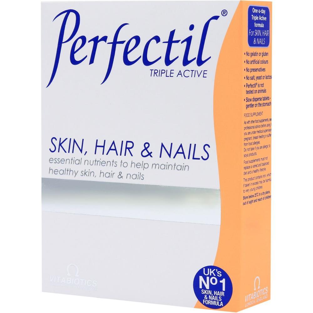 Vitabiotics Perfectil Original Triple Action Skin Hair Nails Tablets 30's - Wellness Shoppee