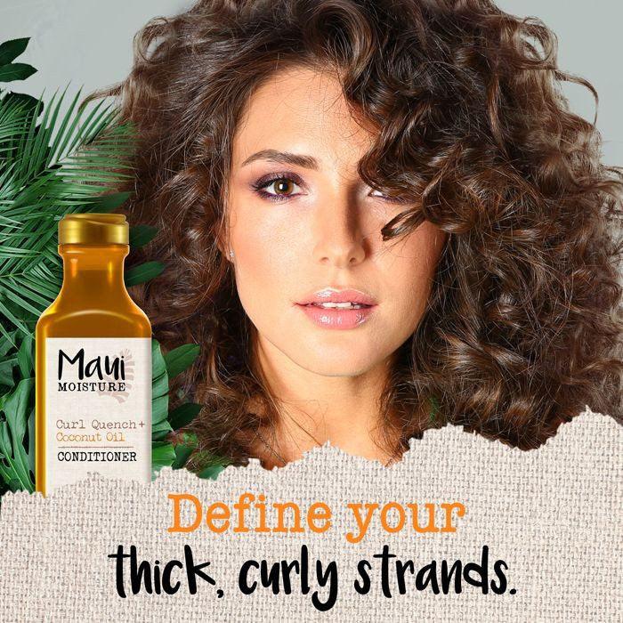 Maui Moisture Curl Quench Coconut Oil Conditioner 13 oz - Wellness Shoppee