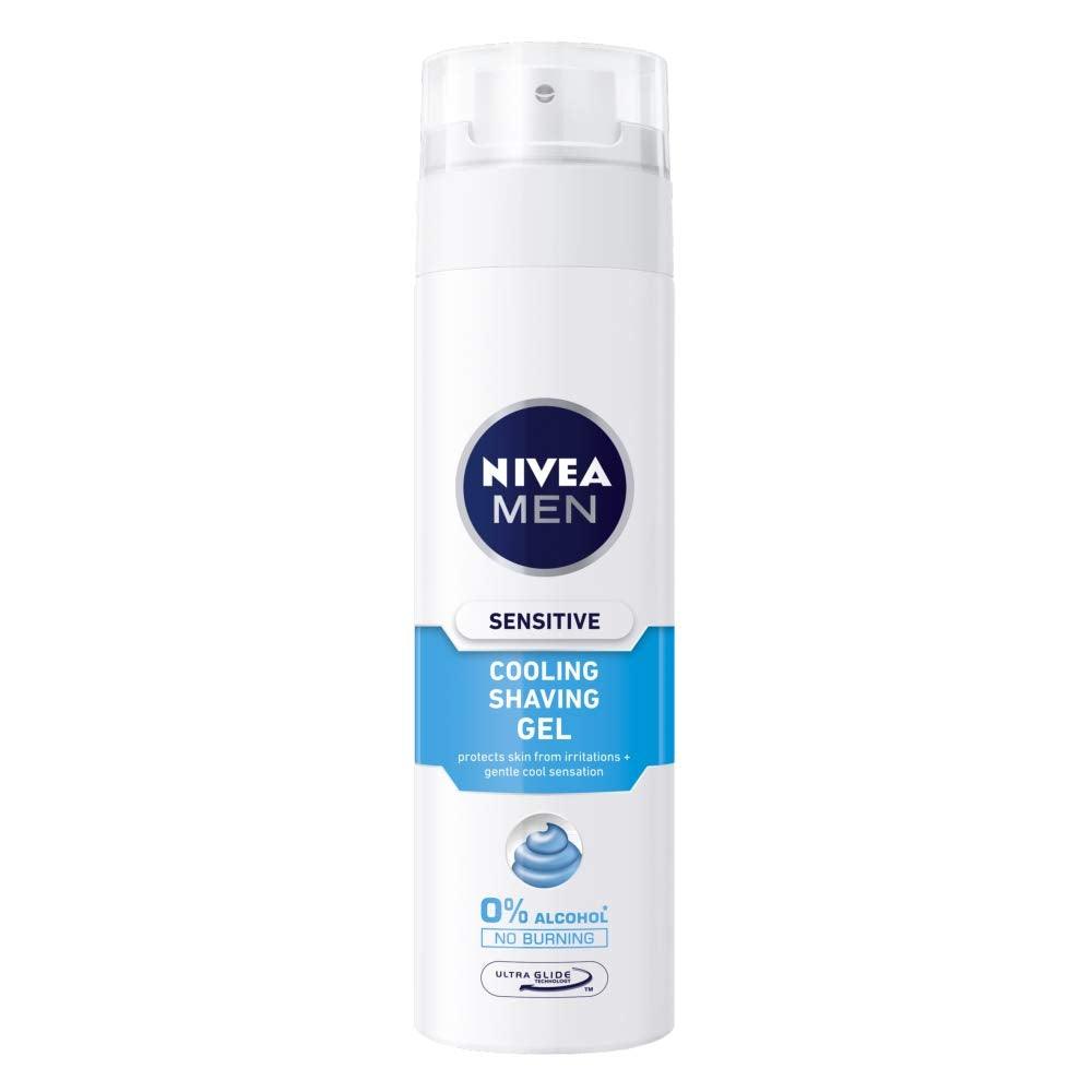 Nivea Men Sensitive Cooling Shaving Gel, 200ml - Wellness Shoppee