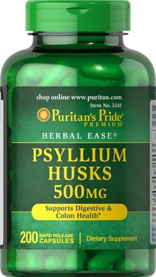 PuritanS Pride Psyllium Husks 500Mg 200S - Wellness Shoppee