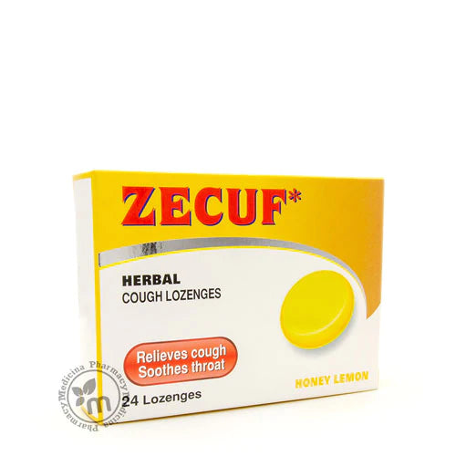 Zecuf Herbal Lozenges Honey & Lemon 24s - Wellness Shoppee