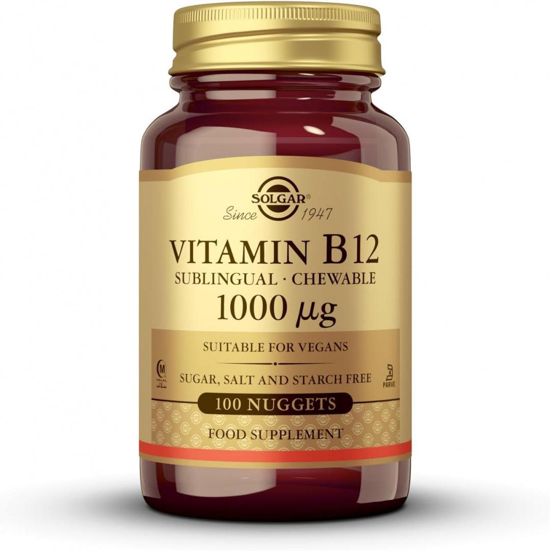 Solgar Vitamin B12 Nuggets 1000 Mcg, 100S - Wellness Shoppee