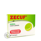 Zecuf Lozenges Herbal Sore Throat & Cough 24's - Wellness Shoppee