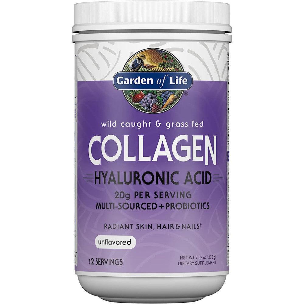 Garden of Life Collagen Hyaluronic Acid Unflavored 270gm - Wellness Shoppee