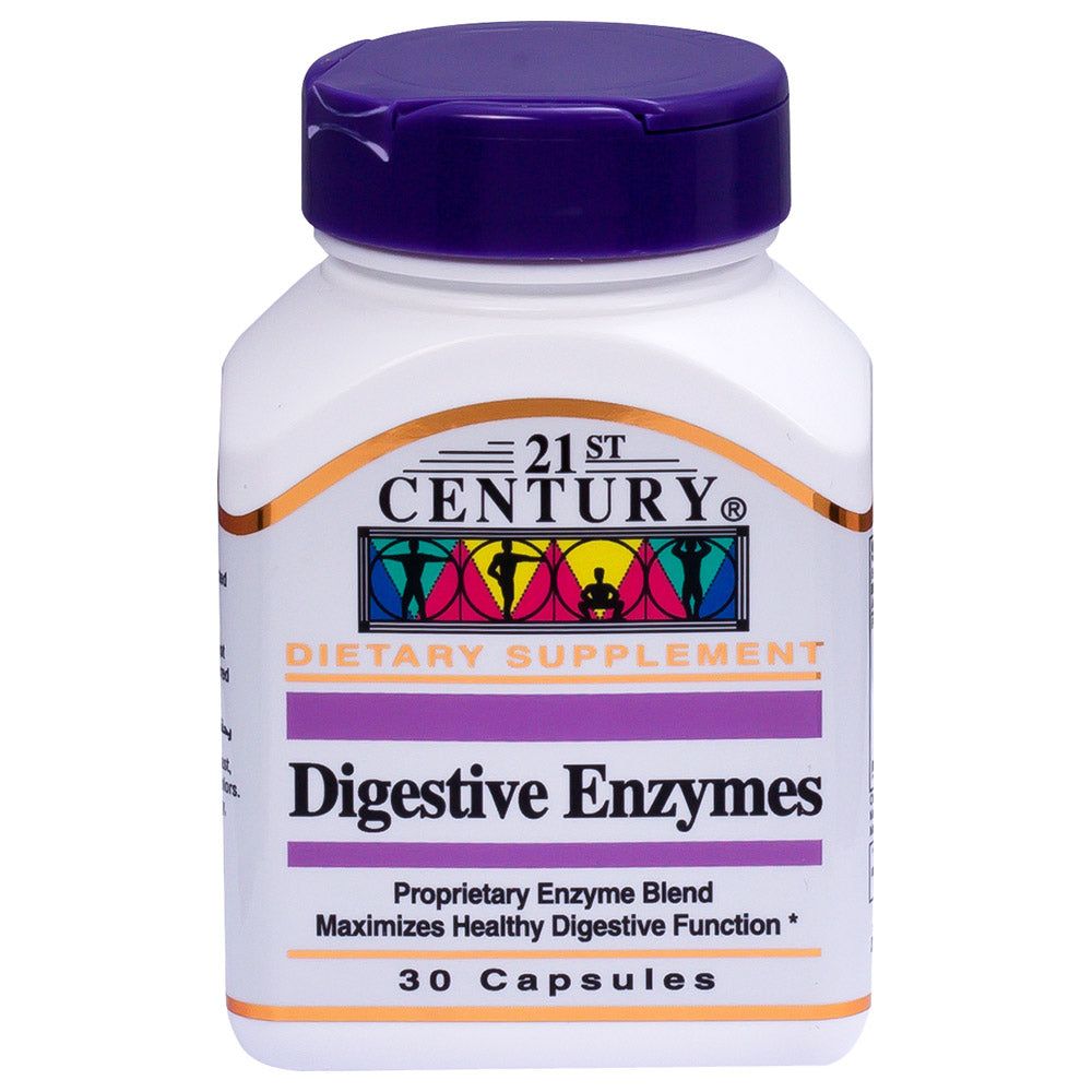21st Century Digestive Enzymes, 30 Capsules