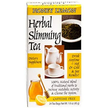 21st Century Herbal Slimming Tea Honey & Lemon, 24 Tea Bags