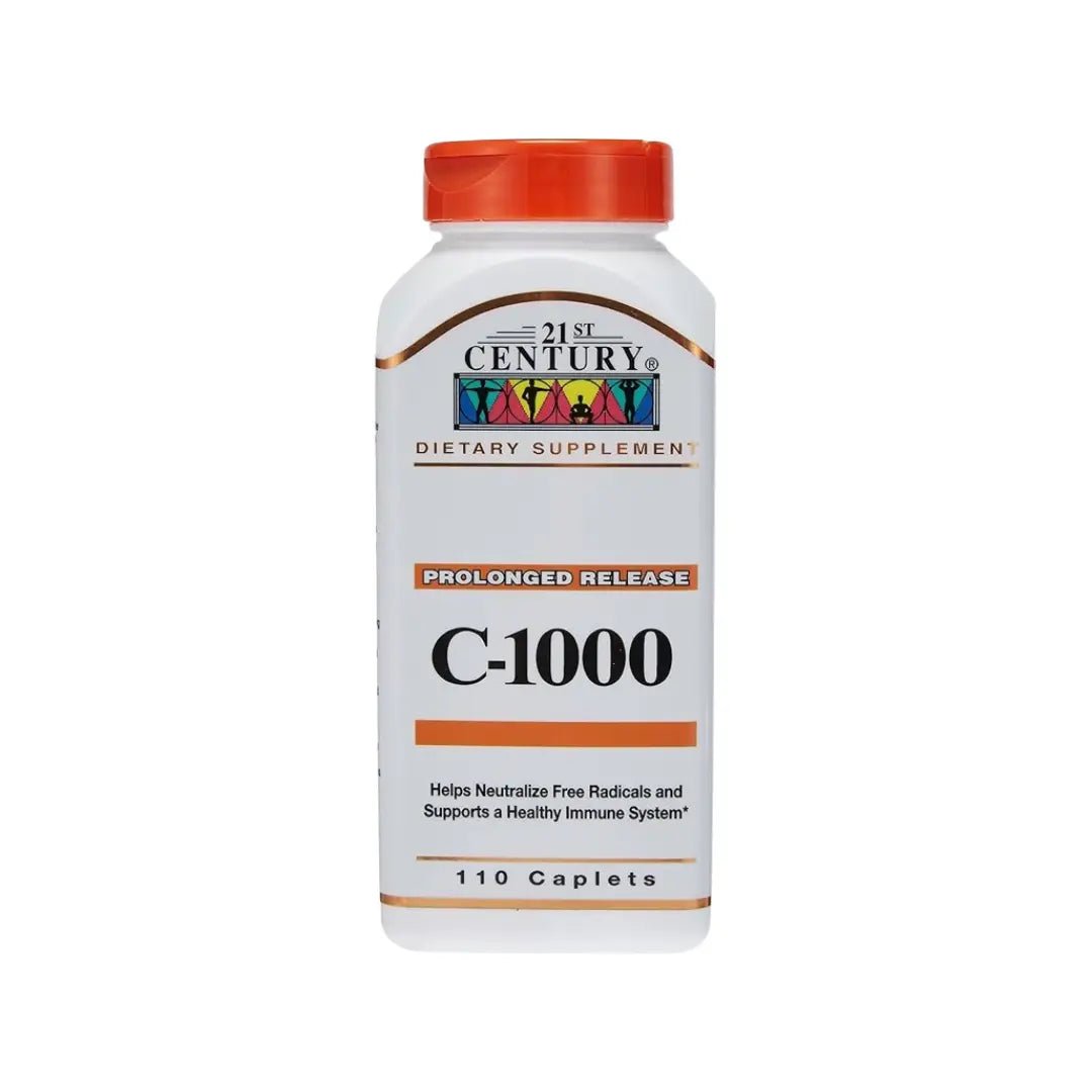 21st Century Vitamin C 1000mg Prolonged Release, 110 Caplets