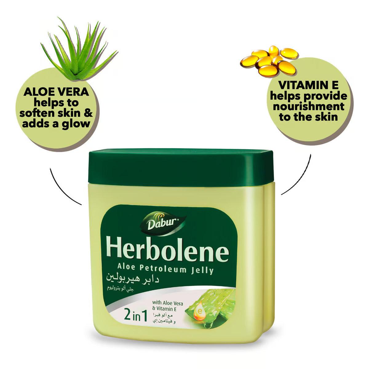 Dabur Herbolene Aloe Petroleum Jelly - Wellness Shoppee