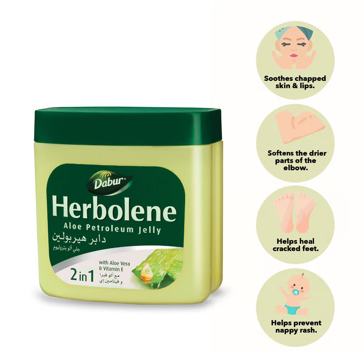 Dabur Herbolene Aloe Petroleum Jelly - Wellness Shoppee