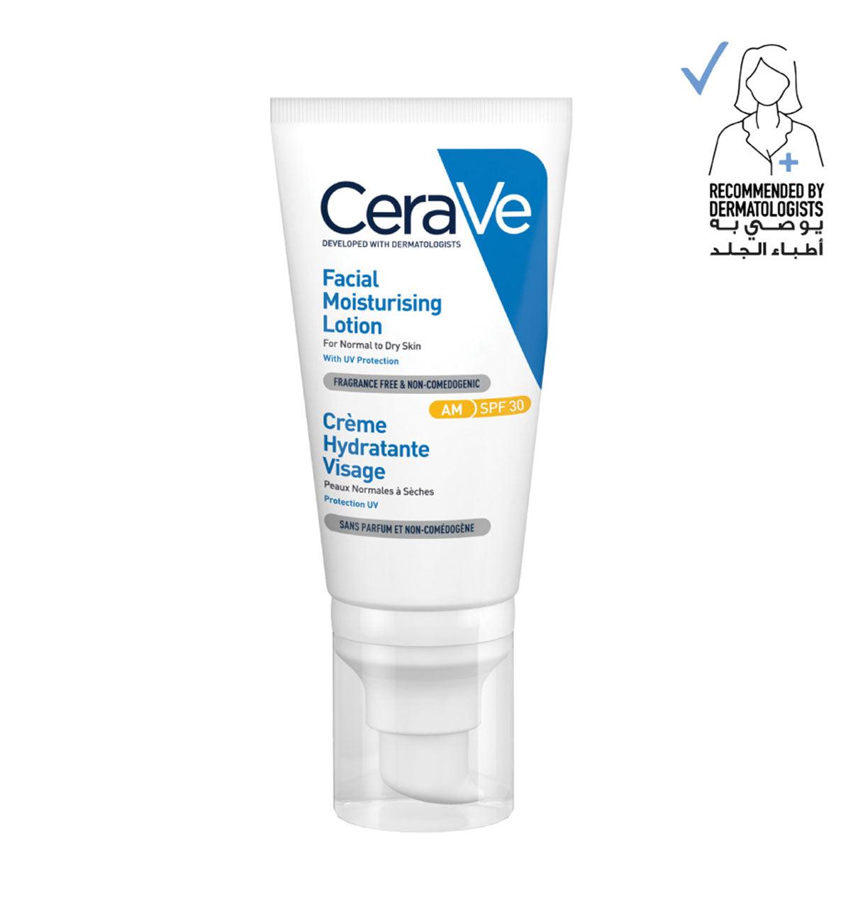 Cerave Am Facial Moisturizing Lotion SPF30 With Hyaluronic Acid 52ml - Wellness Shoppee