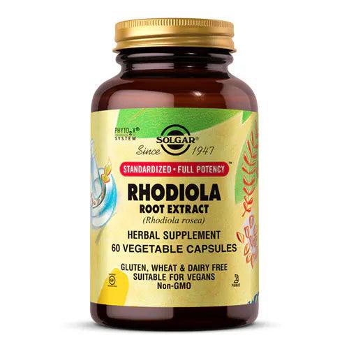 Solgar Rhodiola Root Extract -60 Capsules - Wellness Shoppee