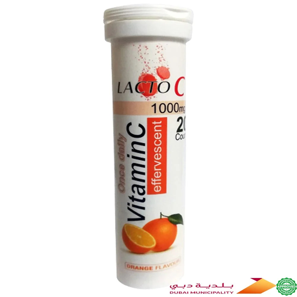 Lacto C Vitamin C Effervescent Tablets - Wellness Shoppee