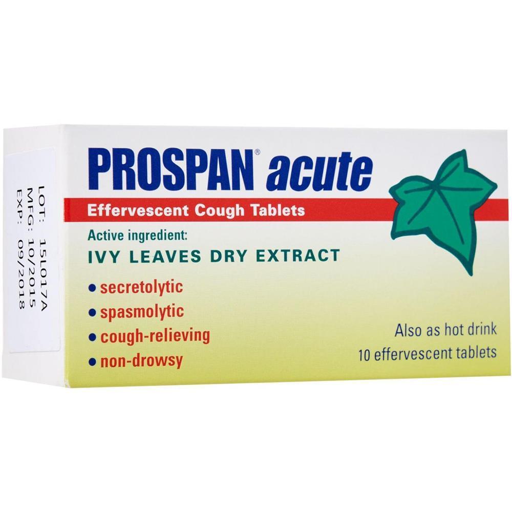 Prospan Acute Effervescent Cough Tablets 20's – Wellness Shoppee