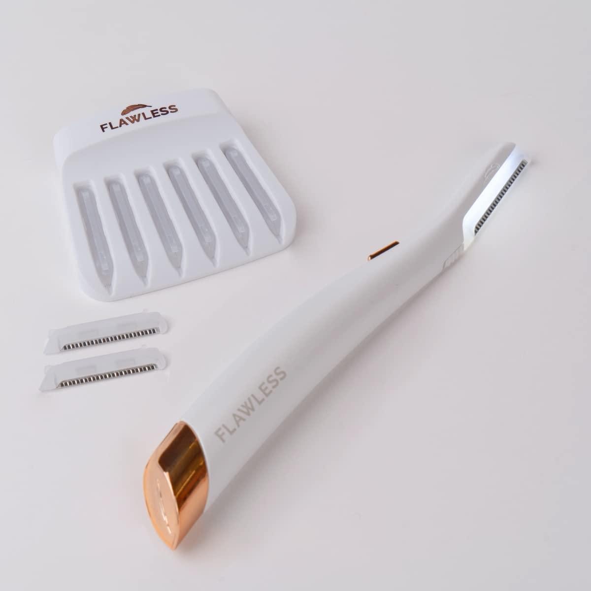 Finishing Touch Flawless Dermaplane Glo Lighted Facial Exfoliator - Wellness Shoppee