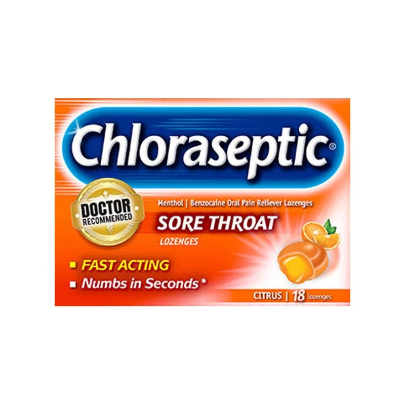 Chloraseptic Loz.18'S Citrus - Wellness Shoppee