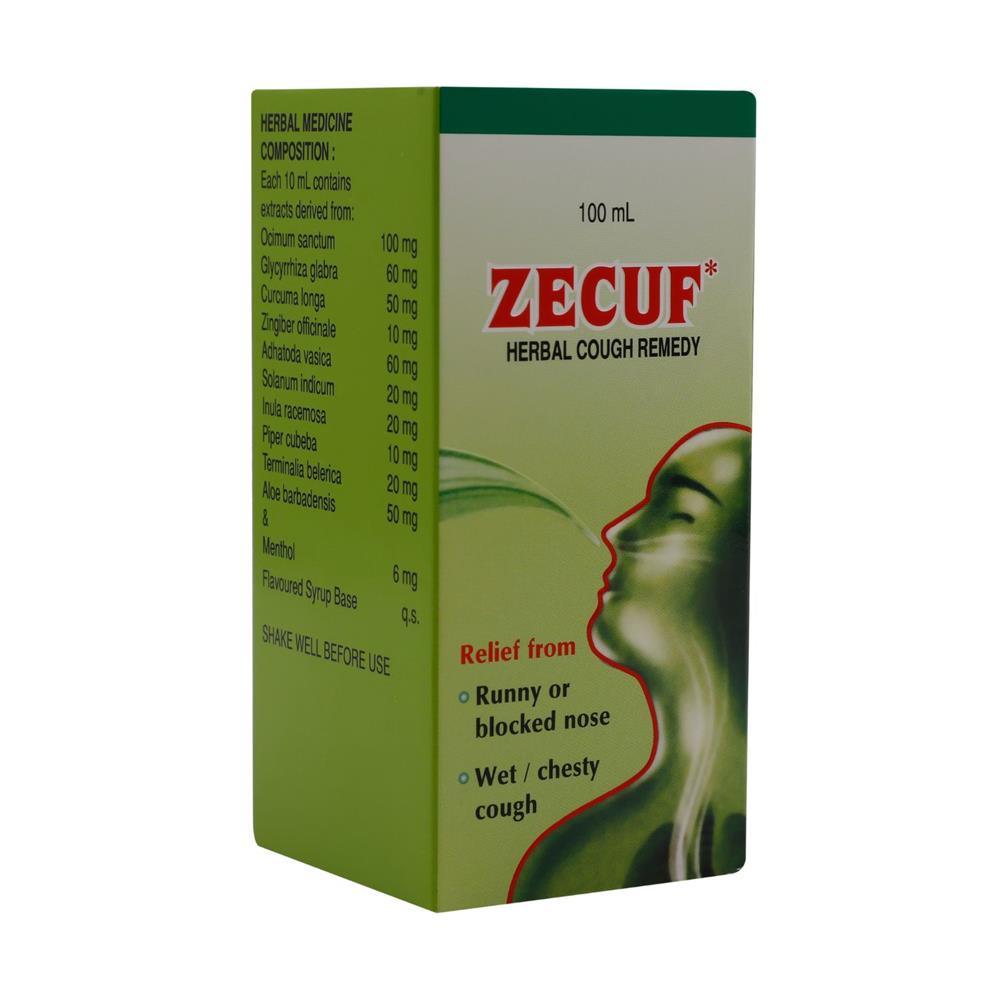 Zecuf Sugar Free Cough Syrup 100ml - Wellness Shoppee