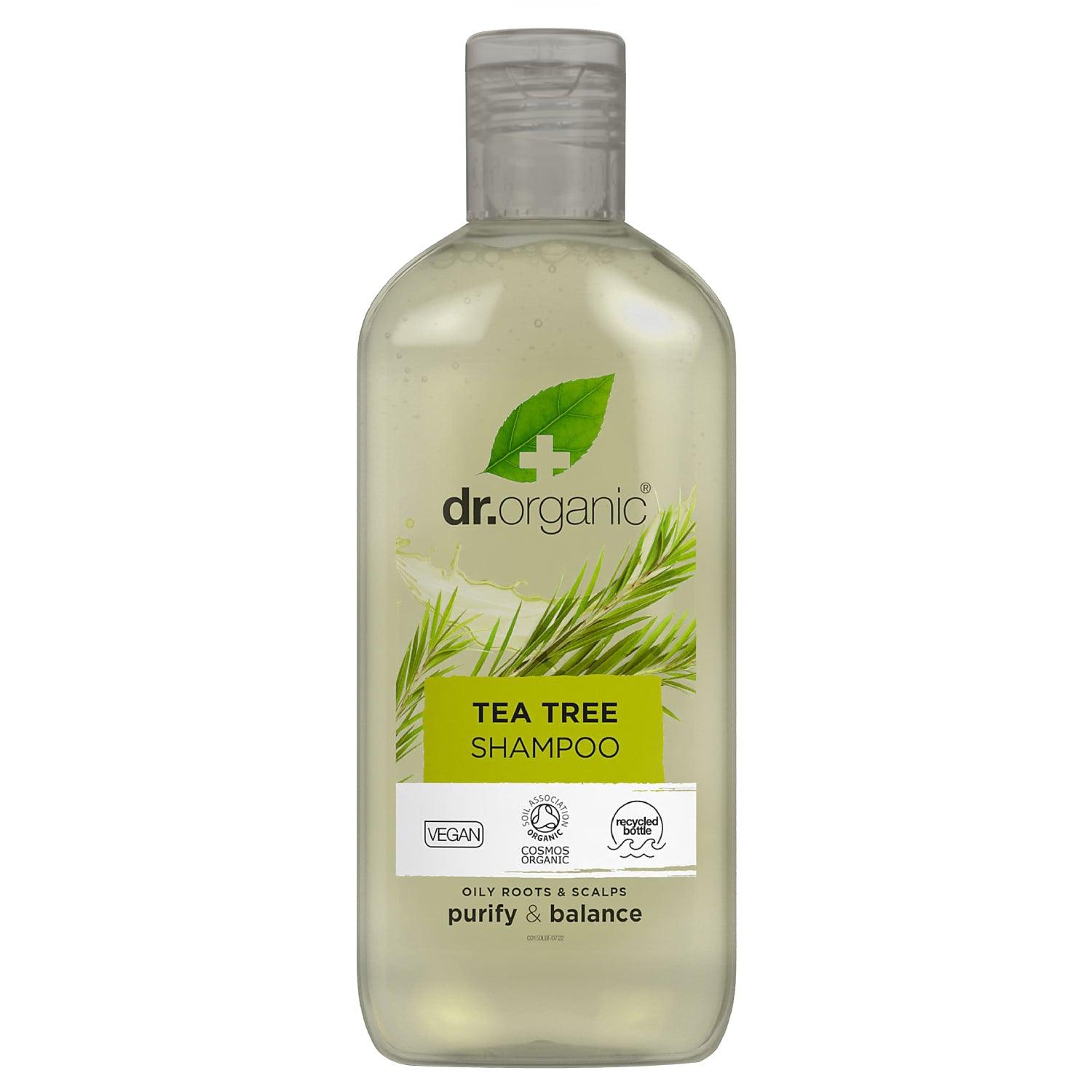 Dr.Organic Tea Tree Shampoo 265ml - Wellness Shoppee