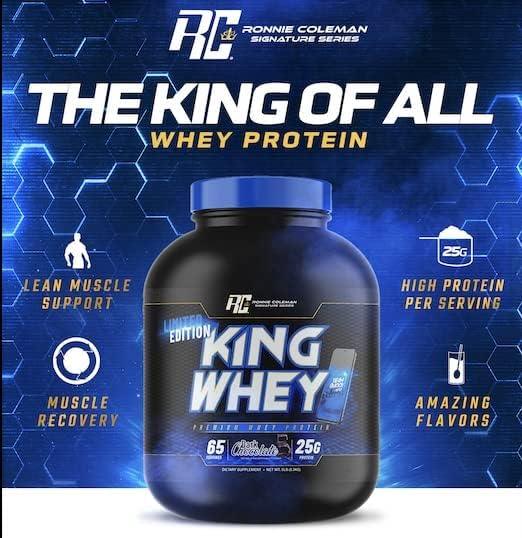 Ronnie Coleman King-Whey Dark Chocolate - Wellness Shoppee