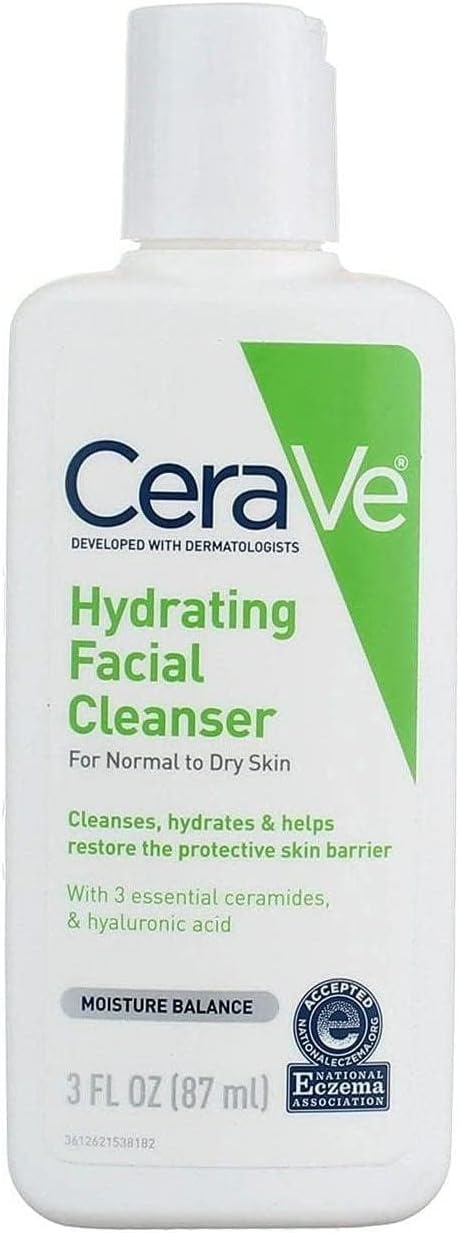CeraVe CeraVe, Hydrating Facial Cleanser, For Normal to Dry Skin, 3 87 ml