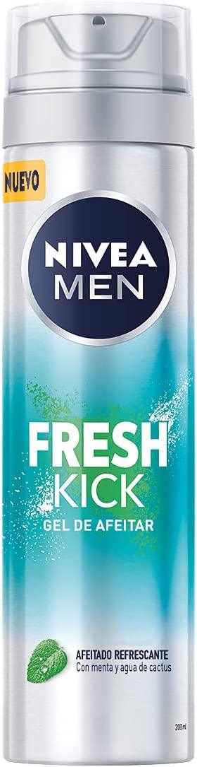 NIVEA MEN Refreshment Cool Kick Shaving Gel -200ml - Wellness Shoppee