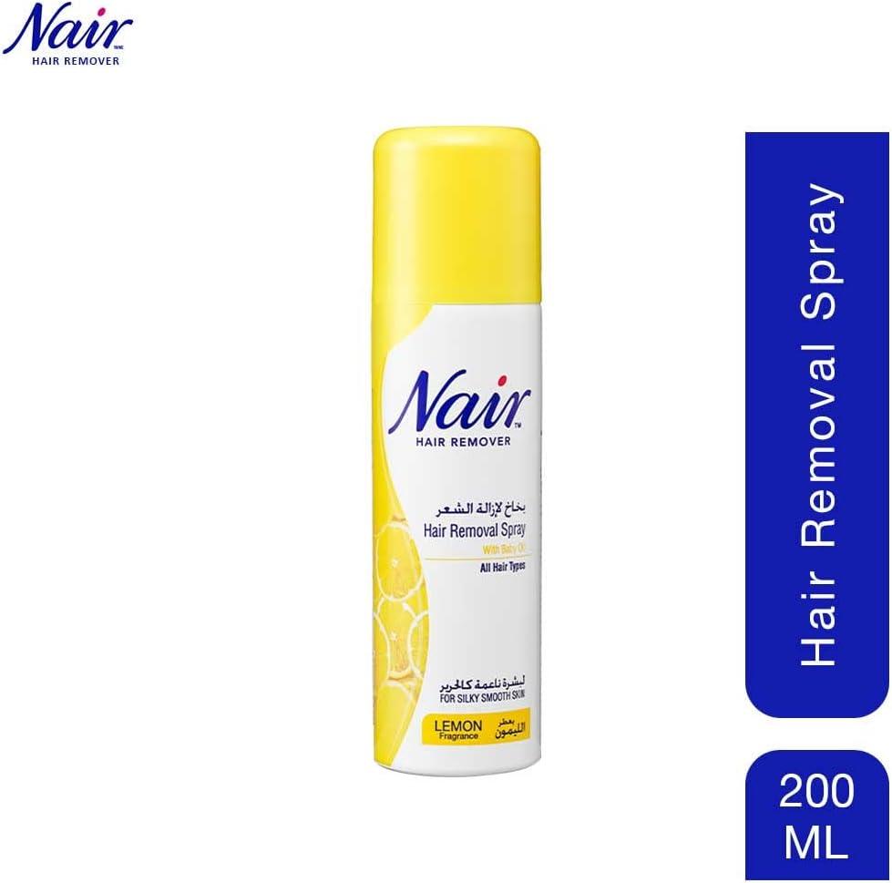 Nair Hair Remover Spray Lemon Fragrance, 200 ML - Wellness Shoppee
