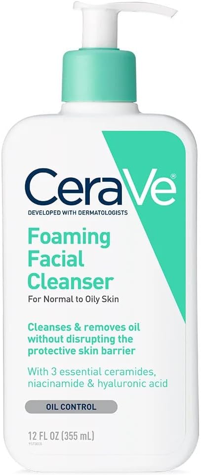 CeraVe, Foaming Facial Cleanser, 12 fl oz (355 ml)