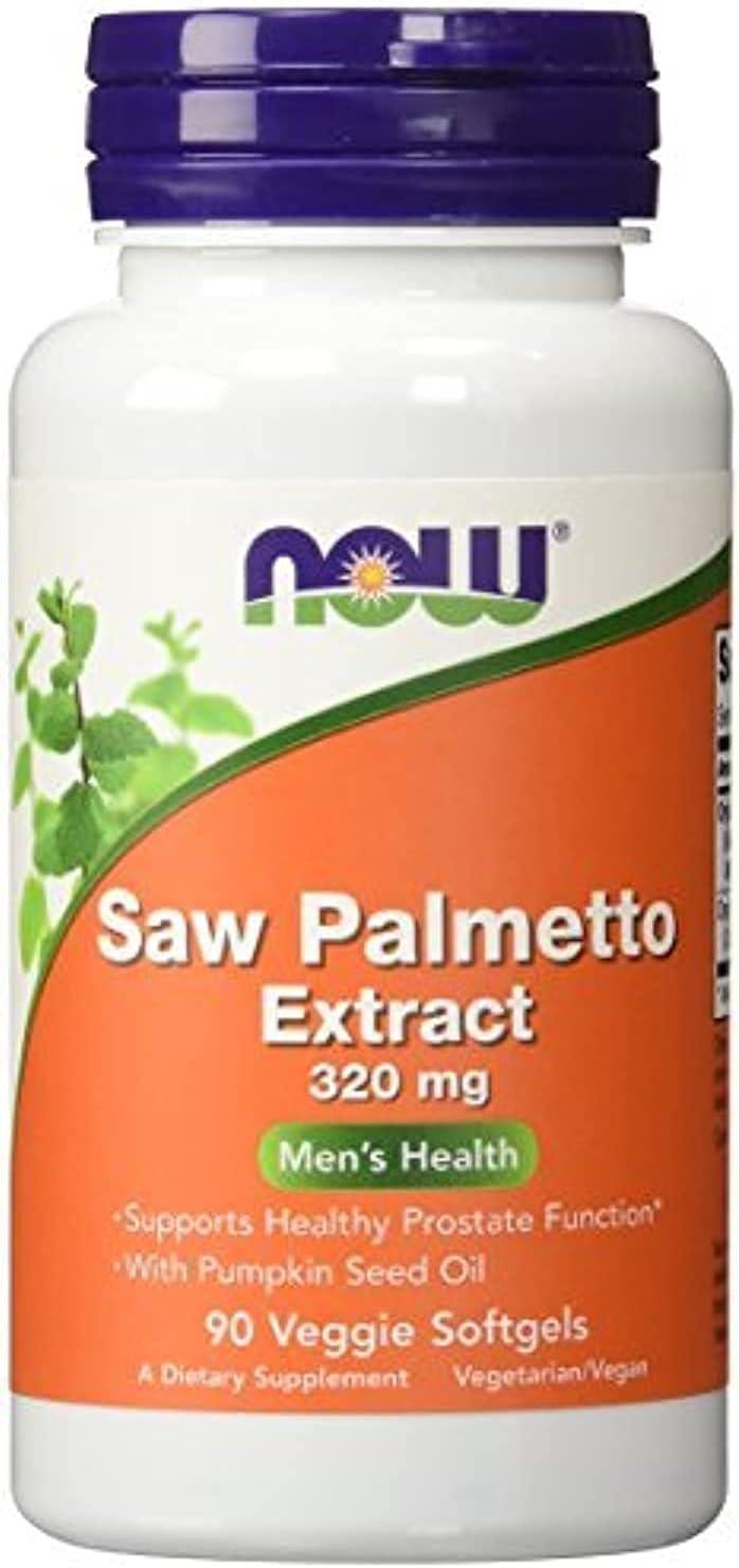 Now Saw Palmetto Extract, 320 Mg 90 Veggie Softgels - Wellness Shoppee
