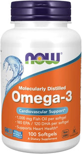 Now Omega 3 1000mg Softgel 100s