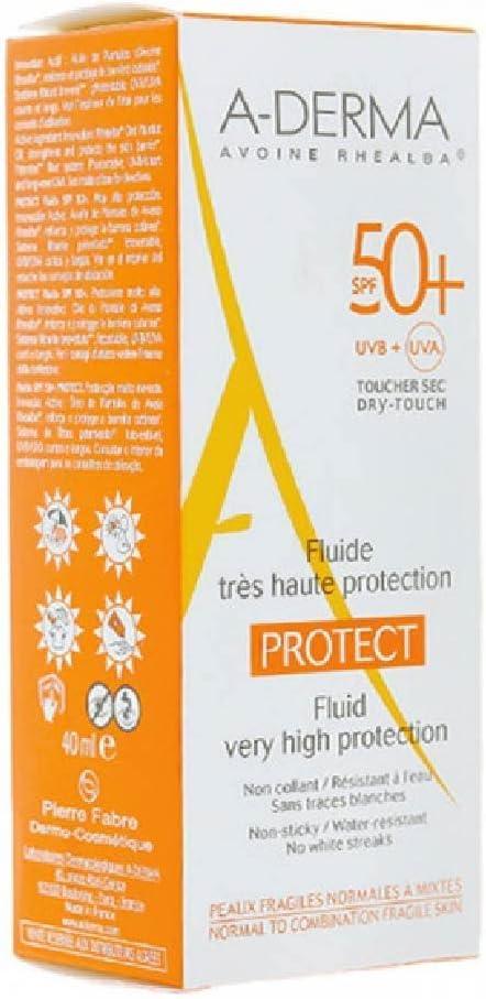 A-Derma Protect Invisible Fluid Very High Protection Spf50+ 40Ml - Wellness Shoppee