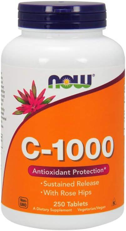 Now Foods C-1000 Rh Sr 250 Tablets, 1.0 Count - Wellness Shoppee