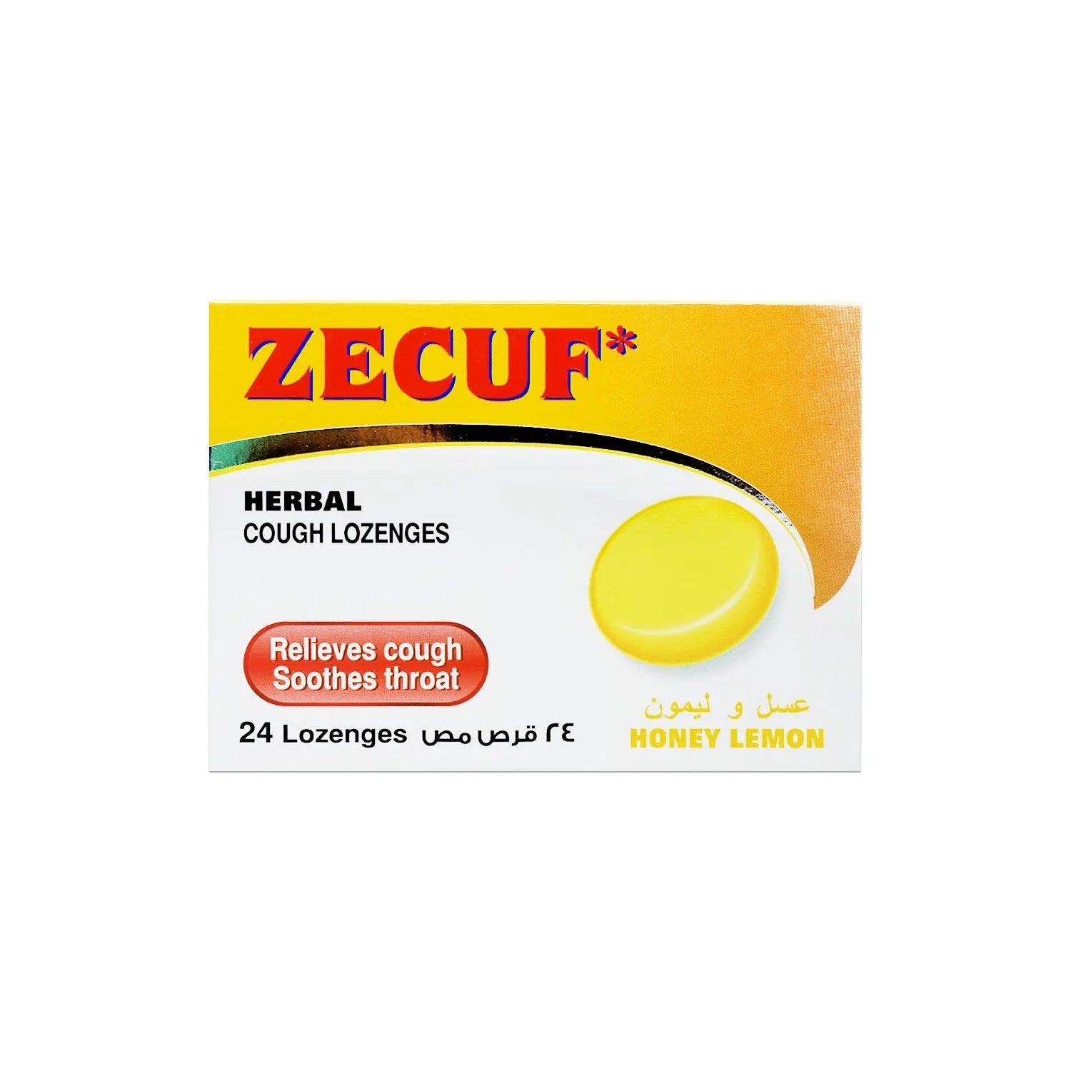 Zecuf Lozenges Honey Lemon 24 Pieces - Wellness Shoppee