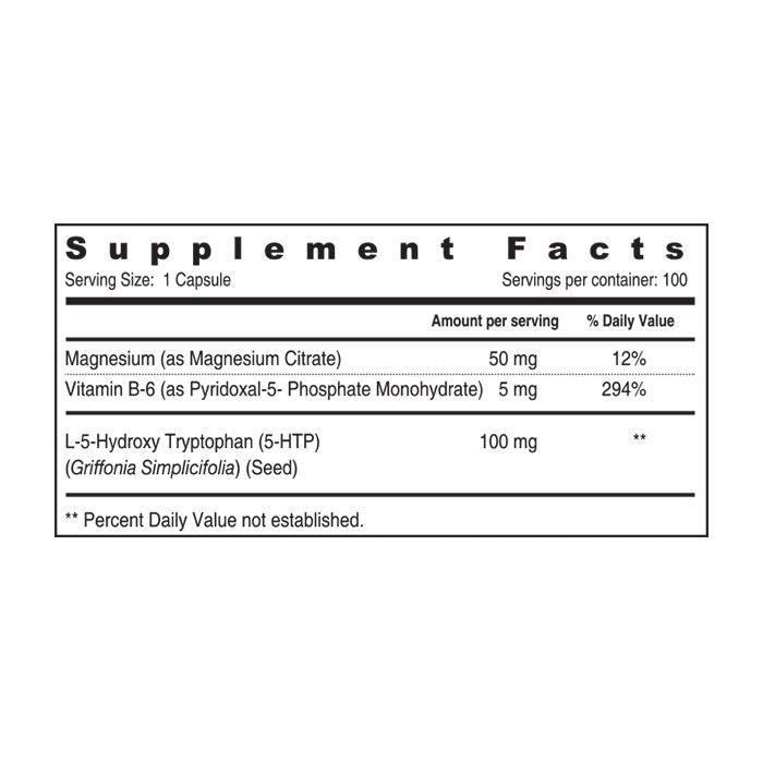 Sunshine Nutrition 5-Htp 100mg Capsule 100's - Wellness Shoppee