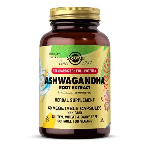 Sol Sfp Ashwagandha Root Extract Vegicaps 60's - Wellness Shoppee