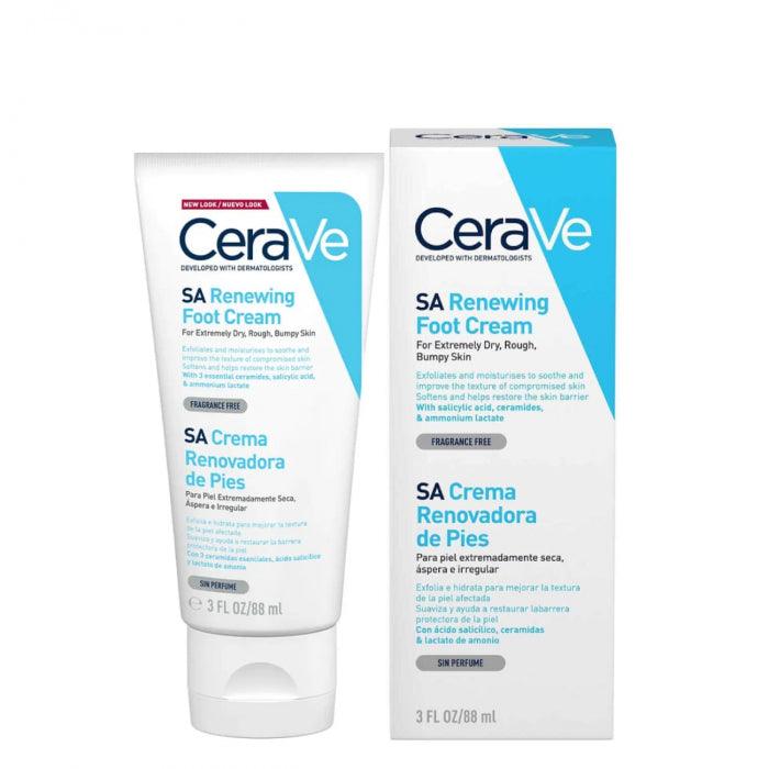 Cerave Sa Renewing Foot Cream 88ml - Wellness Shoppee