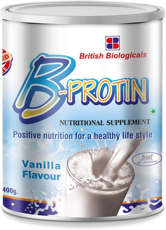 British Biologicals B-Protin Vanilla 400gm - Wellness Shoppee